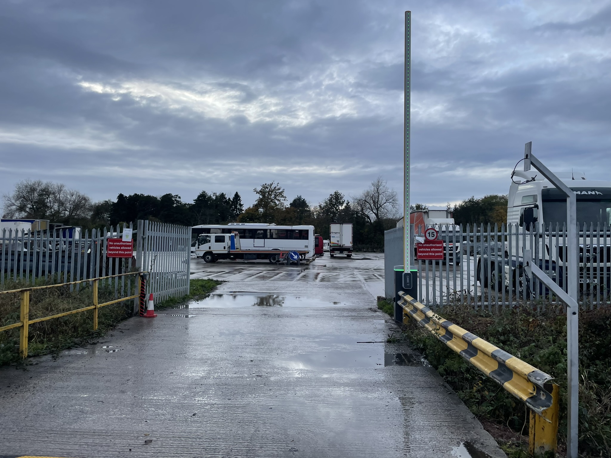Tech Trucks Barrier